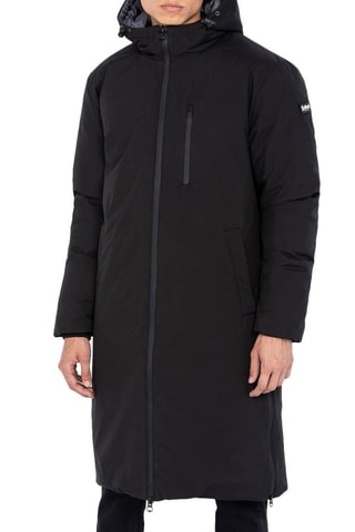 Parka longue à capuche Fargo - Noir