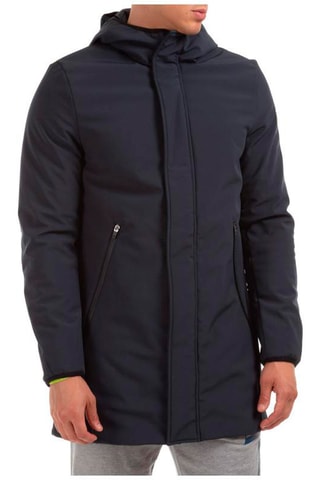 Parka à capuche Bleu foncé