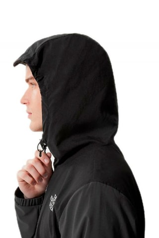 Veste à capuche Noir et gris