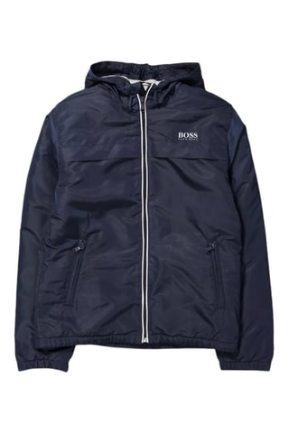 Coupe-vent à capuche - Bleu marine