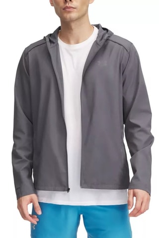Veste de survêtement à capuche Launch - Gris