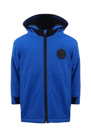 Parka de marche à capuche - Bleu électrique