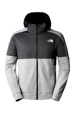 Sweat à capuche MA - Gris et noir