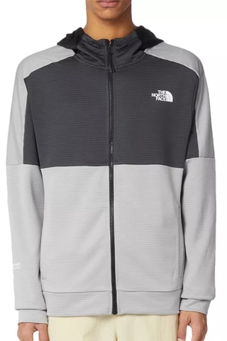 Sweat à capuche MA - Gris et noir