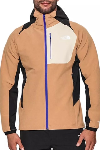 Veste à capuche Softshell M AO - Marron clair