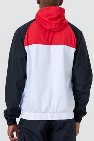 Veste coupe-vent Nba Chicago Bulls - Blanc et noir