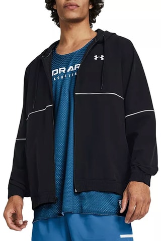 Veste à capuche Zone Woven - Noir