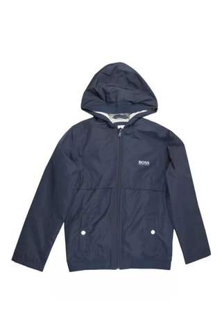 Coupe-vent à capuche - Bleu marine