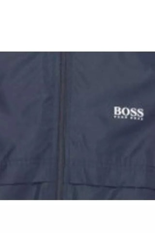 Coupe-vent à capuche - Bleu marine