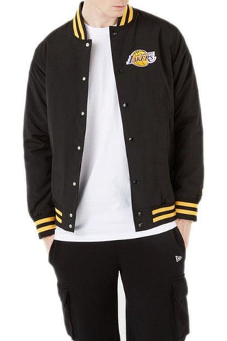 Bomber Los Angeles Lakers Noir