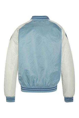 Blouson Varsity Princeton 2 - Ciel et blanc