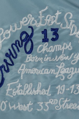 Blouson Varsity Princeton 2 - Ciel et blanc