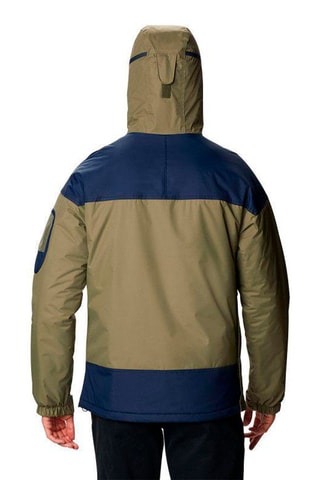 Parka à capuche Challenger - Kaki et bleu marine