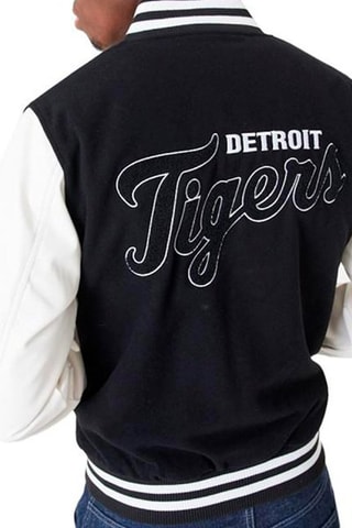Teddy en laine MLB Wordmark Varsity Détroit Tigers - Noir et blanc
