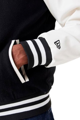 Teddy en laine MLB Wordmark Varsity Détroit Tigers - Noir et blanc