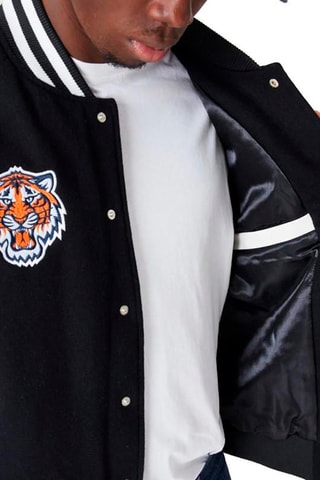 Teddy en laine MLB Wordmark Varsity Détroit Tigers - Noir et blanc
