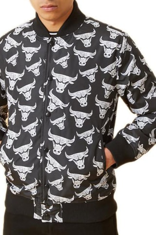 Bomber Chicago Bulls - Noir