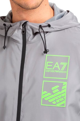 Coupe-vent à capuche - Gris