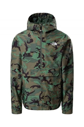 Coupe-vent à capuche - Kaki et marron