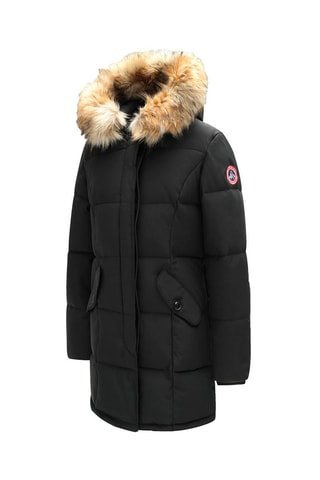 Parka à capuche Rihana - Noir