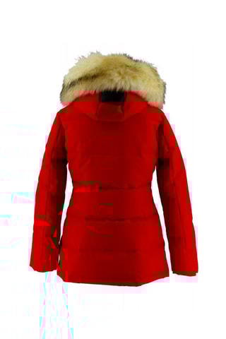 Parka à capuche - Rouge
