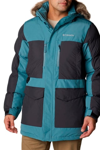 Parka à capuche Marquam Peak Fusion - Bleu et noir