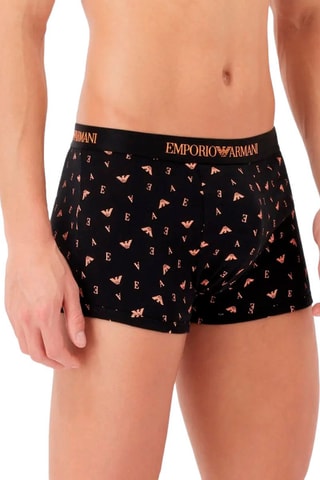 3 boxers - Noir, gris et orange