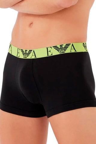 3 boxers - Noir et vert