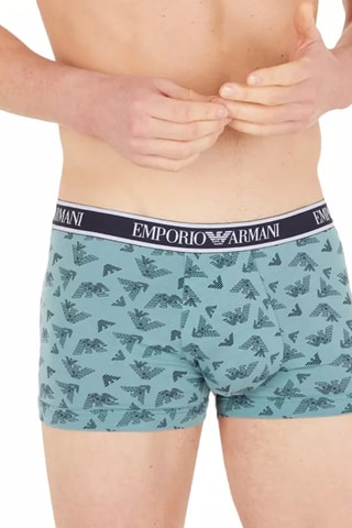 3 boxers - Bleu et blanc