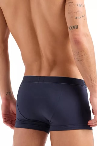 3 boxers en coton biologique - Rouge