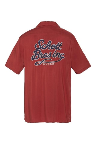 Chemise regular Bowling - Rouge