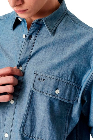 Chemise en jean Bleu