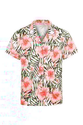 Chemise Goyave Blanc et rose