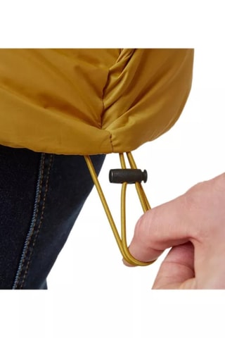 Doudoune à capuche Active Puffy - Noir et moutarde