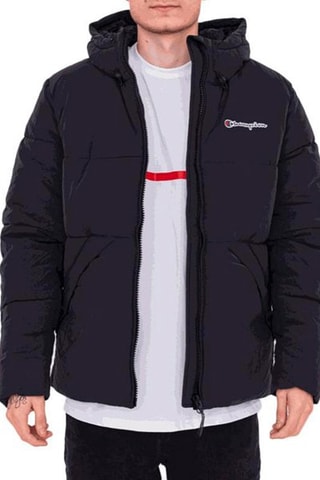 Doudoune à capuche Noir