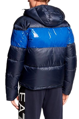 Doudoune à capuche - Bleu