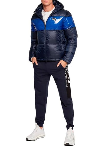 Doudoune à capuche - Bleu