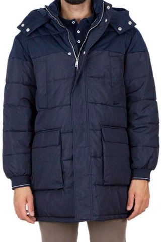 Doudoune à capuche Bleu marine