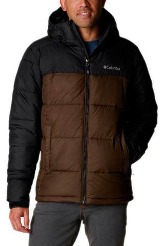 Doudoune à capuche Pike Lake - Noir et marron