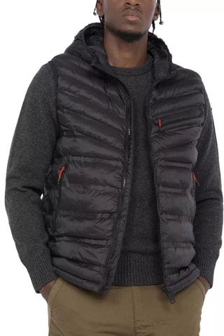 Doudoune à manches courtes - Noir