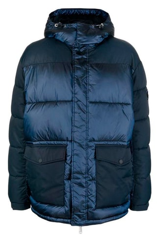 Doudoune à capuche - Bleu marine