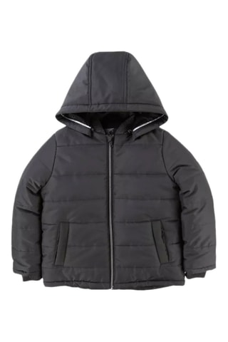 Doudoune à capuche - Noir