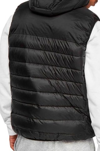 Doudoune light à capuche - Noir