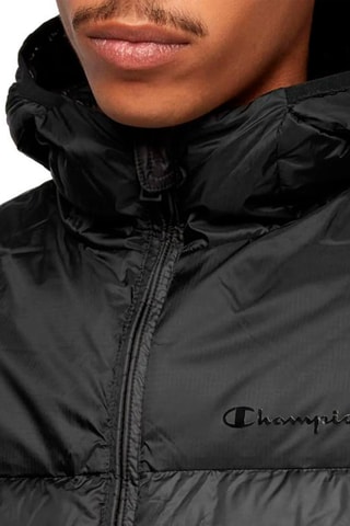 Doudoune light à capuche - Noir