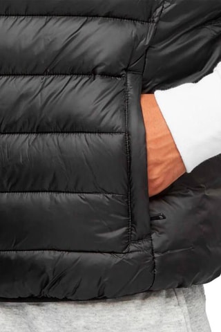 Doudoune light à capuche - Noir