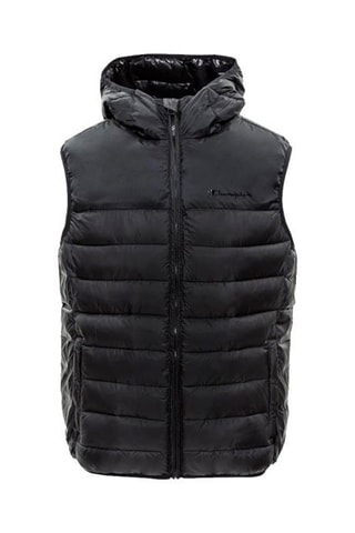 Doudoune light à capuche - Noir