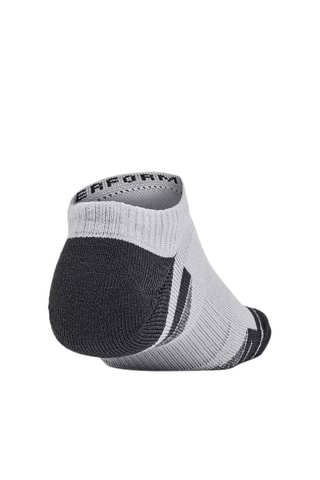 3 paires de chaussettes UA Chaussettes Perf Tech Pack 6 - Blanc et noir