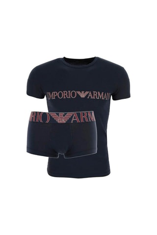 Pyjama Bleu marine et rouge