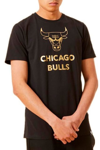 T-shirt Chicago Bulls - Noir et doré