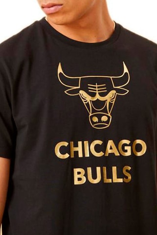 T-shirt Chicago Bulls - Noir et doré
